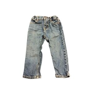 OshKosh Bgosh Toddler Boys Blue Classic Denim Jeans Adjustable Waist 24M